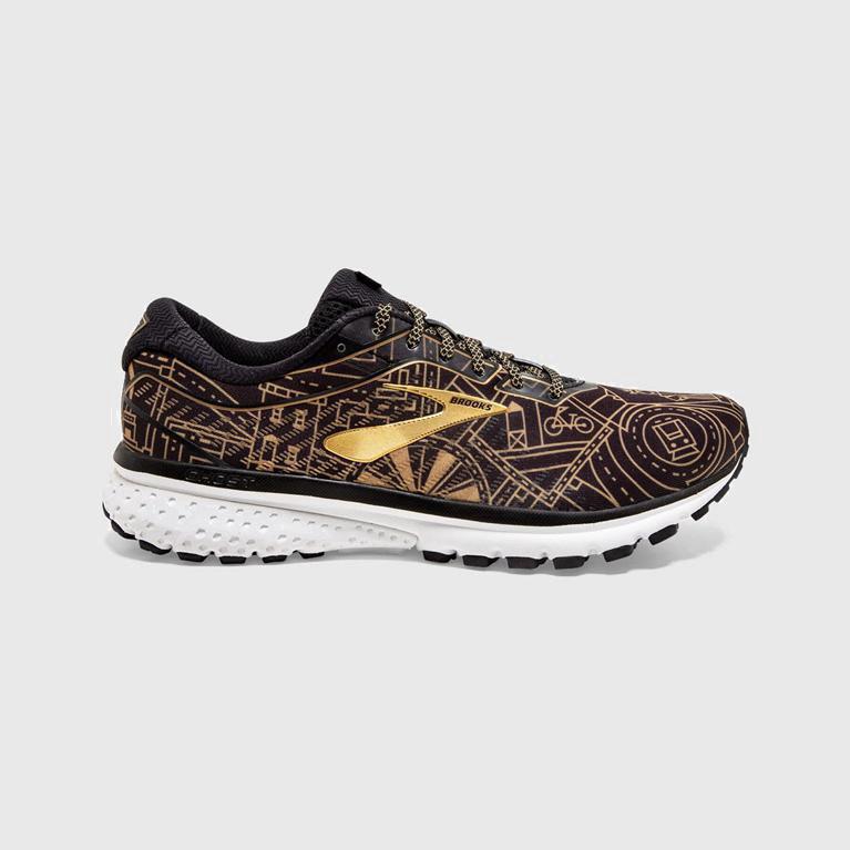 Brooks Ghost 12 Israel - Men's Road Running Shoes - Gold (25039-NDJK)